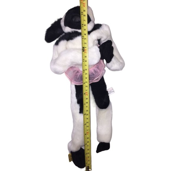 Vintage WILD REPUBLIC White and Black Lemur with Yellow Eyes, Black Tail and Pin - Picture 10 of 10